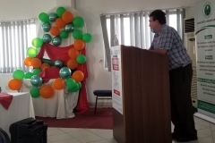 Fr Gabriel Dolan, Haki Yetu ED and author of the Undaunted, gives his remarks to attendants during the book launch in Mombasa on 26th August 2021.