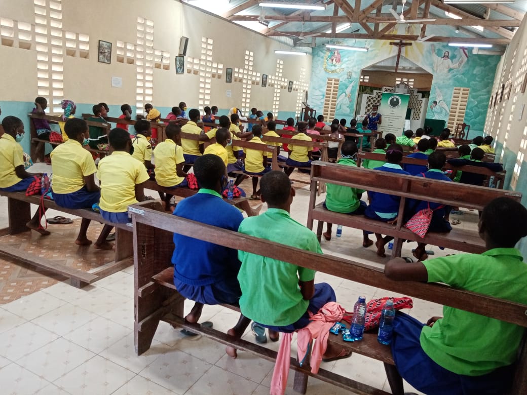 Haki Yetu staffs during Child protection and girls’ mentorship program in Bamba