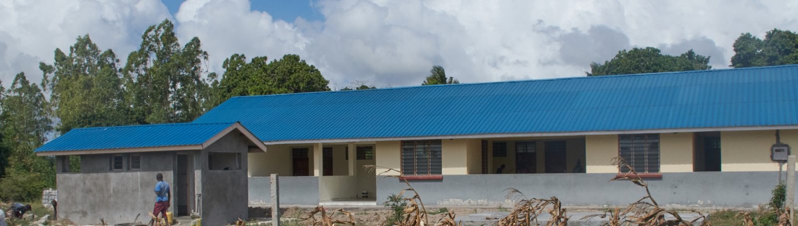 Newly built Mdzongoleni Primary School classrooms.